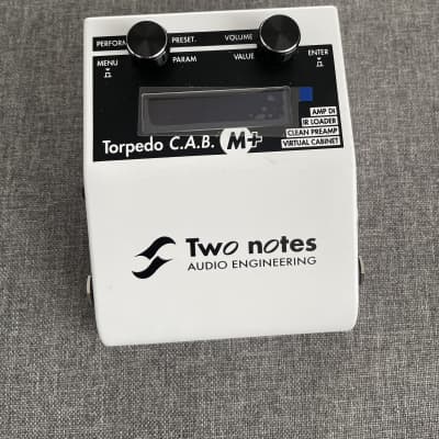 Two Notes Torpedo C.A.B. M Speaker Simulator / Amp DI 2019 - White image 1