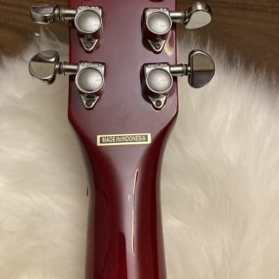 Seymour Duncan ‘59 and Jazz in an Oscar Schmidt Delta King - Red image 5