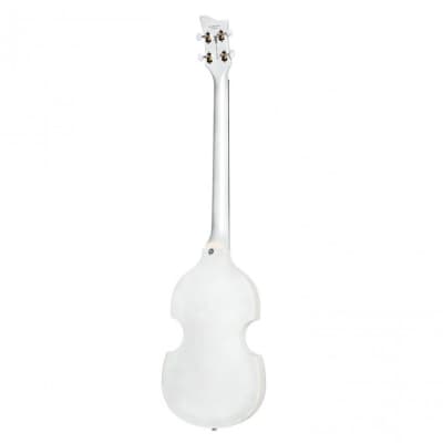 Hofner Violin Bass Pro Edition Pearl White HI-BB-PE-PW image 5