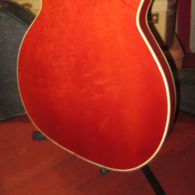 ~1965 Supro Clermont Hollowbody Electric Red w/ Original Case image 6