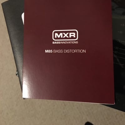 MXR M85 Bass Distortion 2021 - Merlot image 7