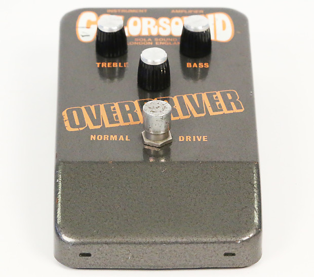 1976 Colorsound Overdriver - Rare Early Version Jumbo Box