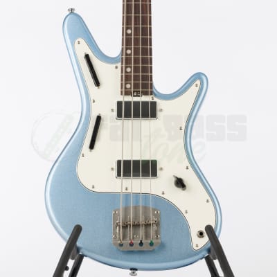 Nordstrand Acinonyx Short Scale Cat Bass - Lake Placid Blue with Parchment Pickguard + FREE NordyMute for sale