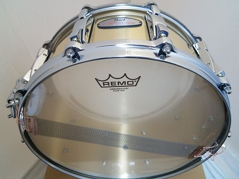 Pearl RFB1465 Reference 14x6.5 Rolled Brass Snare Drum