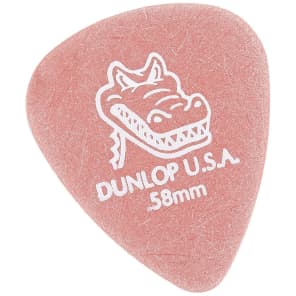 Dunlop 417P58 Gator Grip .58mm Guitar Picks (12-Pack)