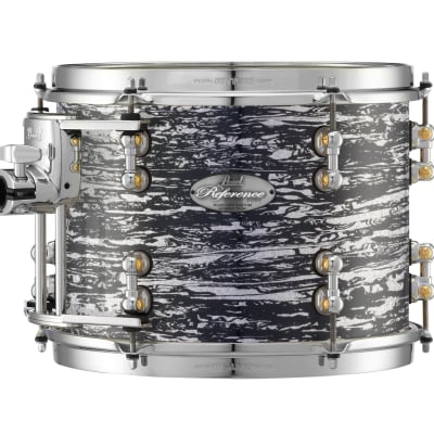 Pearl Music City Custom 12"x10" Reference Pure Series Tom BLUE SATIN MOIRE RFP1210T/C721 image 7