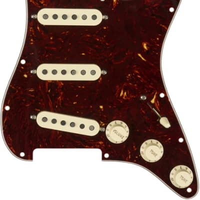 Genuine FENDER Pre-Wired TEX-MEX Loaded Strat 11-Hole TORTOISE SHELL Pickguard for sale