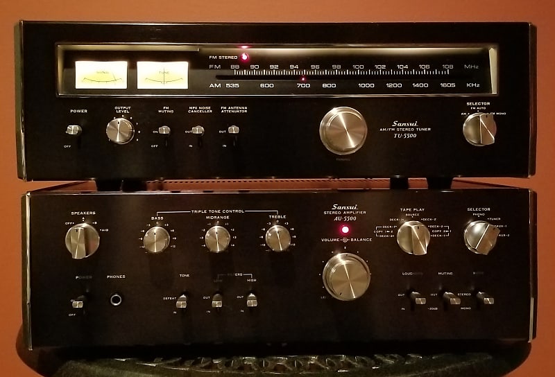 SANSUI サンスイ プリメインアンプ AU-7900 / TU-5500 Sansui AU-5500 | hifi-wiki.com
