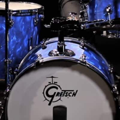 Gretsch Catalina Club 14x20 Bass Drum in Satin Blue Flame image 3