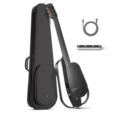 Enya 2024 NEXG 2N Smart Audio Classical Guitar (Black) with Case