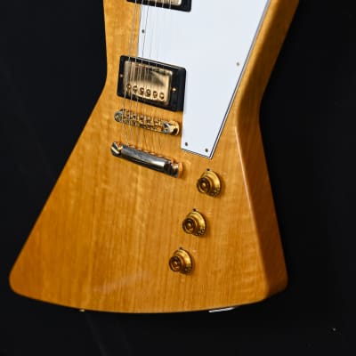 Gibson Custom Shop '58 Korina Explorer Reissue from 2022 in natural with original hardcase image 6