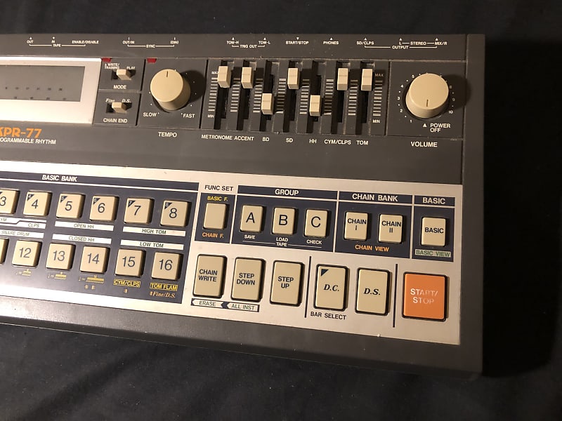 Korg KPR 77 Analogue Drum Machine 1983 Reverb