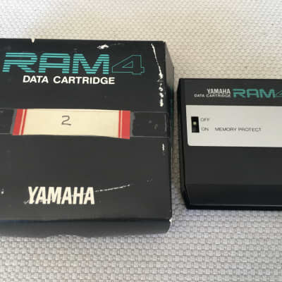 Yamaha RAM4 DATA CARTRIDGE for TX802 DX7II S FD RX5 RX7 NEW Battery. #2 image 1