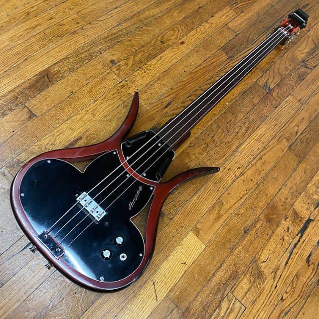 Ampeg AUSB1 Fretless “Devil Bass” (196667) Reverb