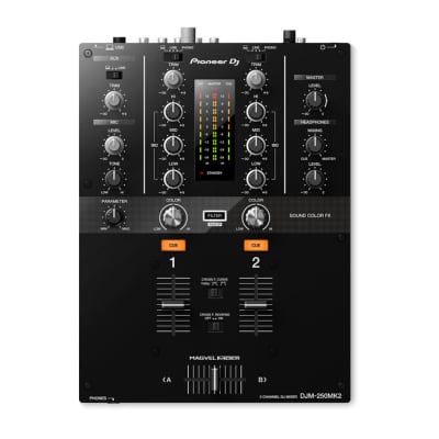 Pioneer DJ DJM-250MK2 DJM250 2-Channel DJ Mixer with Built-In USB Soundcard image 1