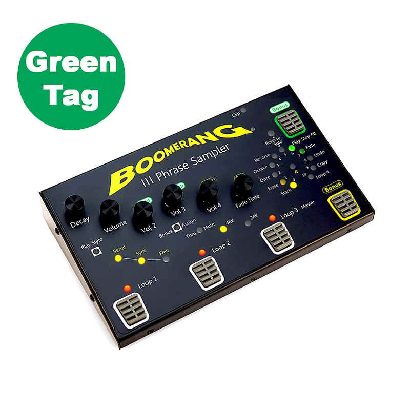 Boomerang III Phrase Sampler (Official Green Tag Inventory) image 1