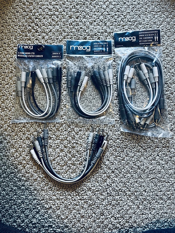 Moog 3.5mm Modular Patch Cables Reverb