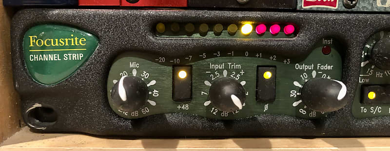 Vintage Focusrite Green 5 Channel Strip RARE & EXCELLENT!