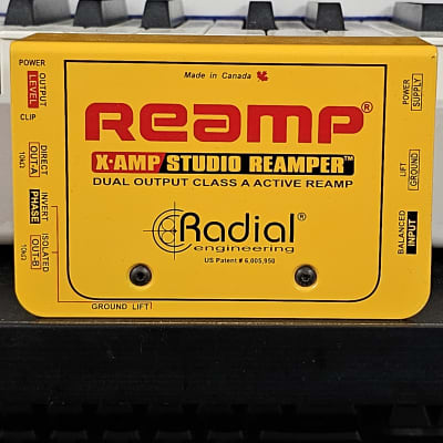 Radial X-Amp Studio Reamper 2010s - Yellow image 1