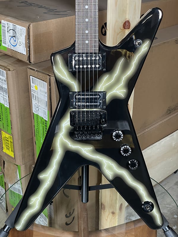 Dean Dimebag Black Bolt Floyd ML #20329 | Reverb