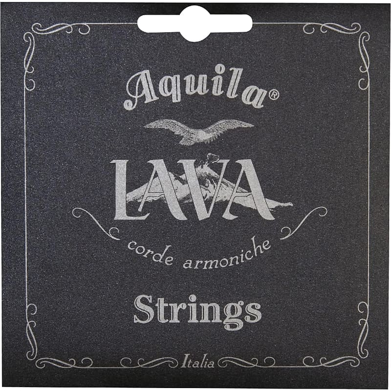 Aquila Lava SOPRANO Ukulele String Set - Black (110U) image 1