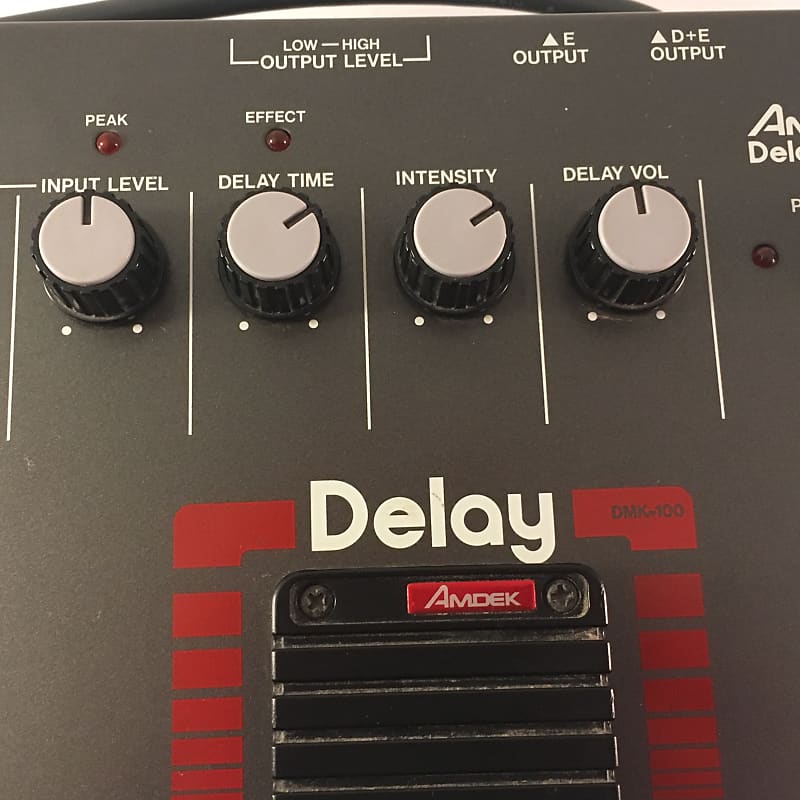 Roland Amdek DMK-100 Delay Machine Japan Vintage Analog Delay with BBD  MN3005 and MN3101 analog chips 80s