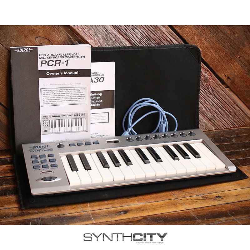Edirol PCR1 USB Audio Interface & Midi Keyboard Reverb