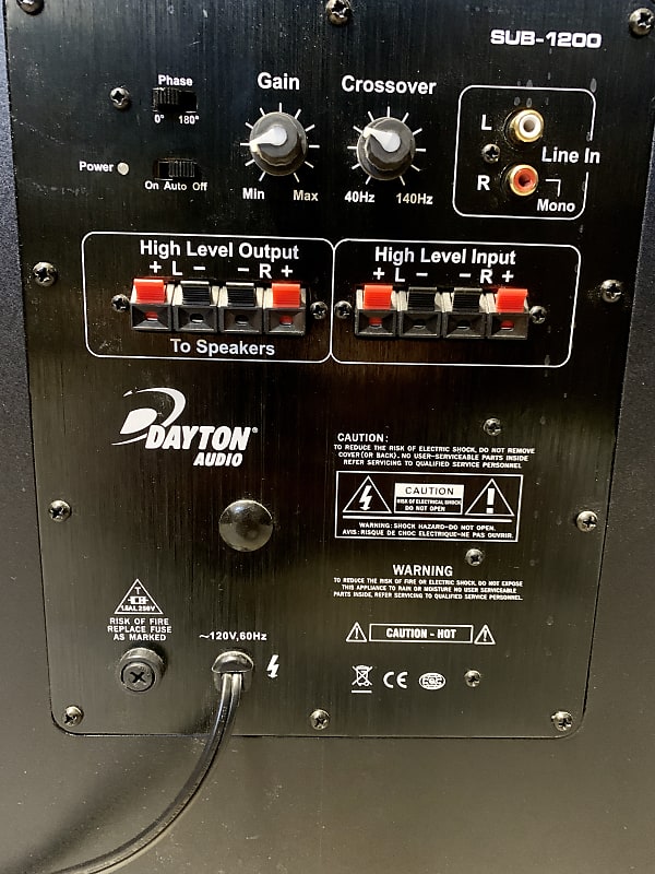 Dayton Audio SUB-1200 12