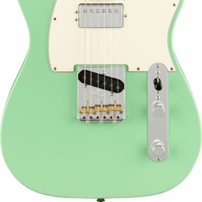 Fender American Performer Telecaster Hum Electric Guitar, Satin Surf Green image 1