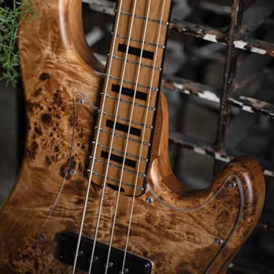 Cort GB-Modern 4 Open Pore Vintage Natural w/Case (B Stock) image 4