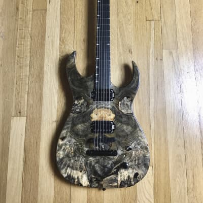 Black Diamond Custom Gandalf guitar Reverse Headstock Korina image 3