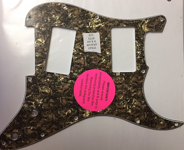 Warmoth Stratocaster Pickguard Anaconda HH Custom still new