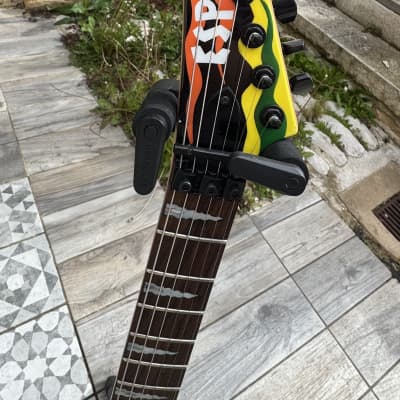 ESP M2 MII KH 2007 - Custom « BRIDE Of FRANKENSTEIN » Kirk Hammett KH image 16