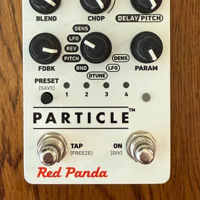 Red Panda Particle V2 - real-time granular synthesis pedal Red Panda Particle V2 - real-time granular synthesis pedal
