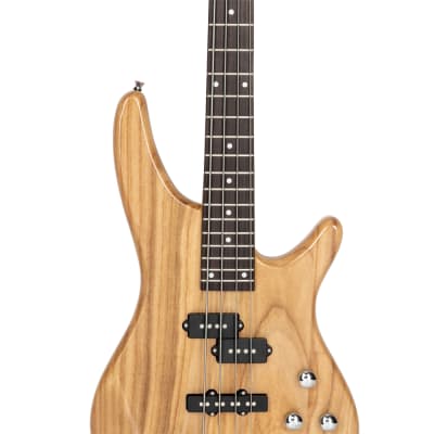 Glarry GIB Electric Bass Guitar Full Size 4 String 2020s - Burlywood image 18