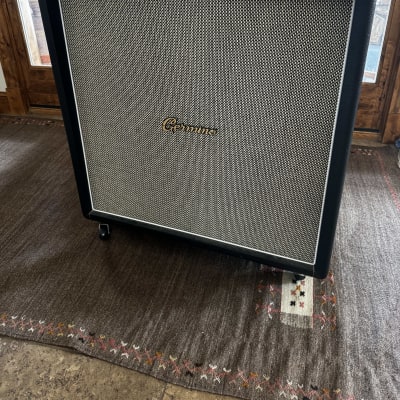 Germino 4x12 Marshall 1960B Style Basketweave Cabinet loaded with late 1960s Celestion G12M T1221 Pulsonic Cone Greenbacks image 1
