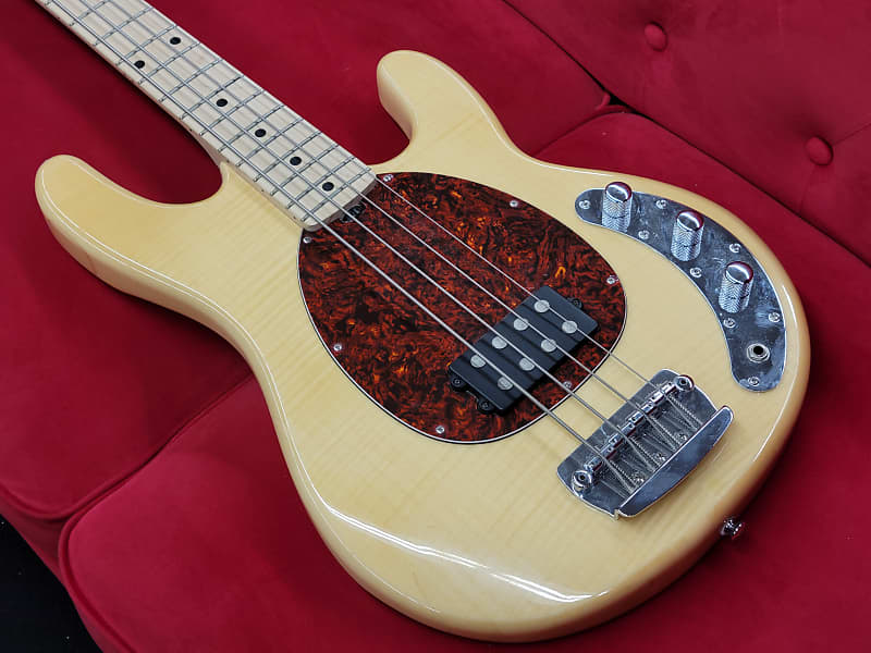 OLP MM2 4-String StingRay Bass Flame Maple
