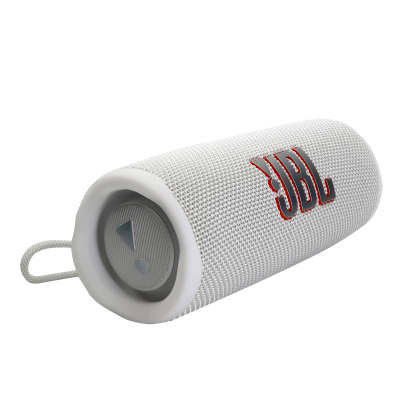 JBL Flip 6 Portable Waterproof Bluetooth Speaker (White) image 3