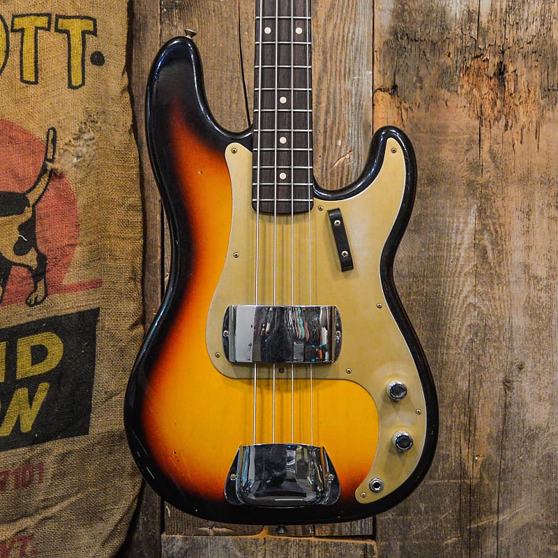 Fender Custom Shop '59 Precision Bass Journeyman Relic - 3-Color Sunburst image 1