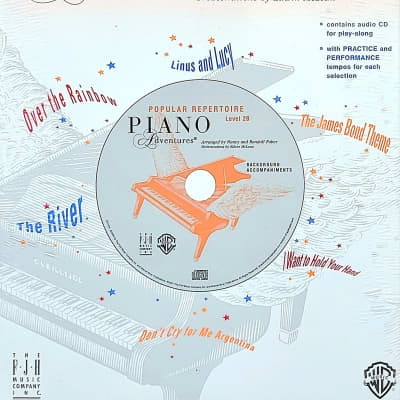 PLAYTIME PIANO POPULAR LEVEL 1 BACKGROUND ACCOMPANIMENTS ON COMPACT DISC