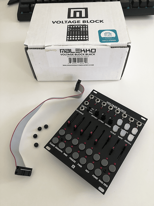 Malekko Voltage Block • Black Panel • 8 Channel 16 Step Sequencer