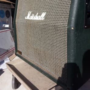 Marshall Original Classic Limited Edition 1960a 4x12 cabinet 1986 Green image 10