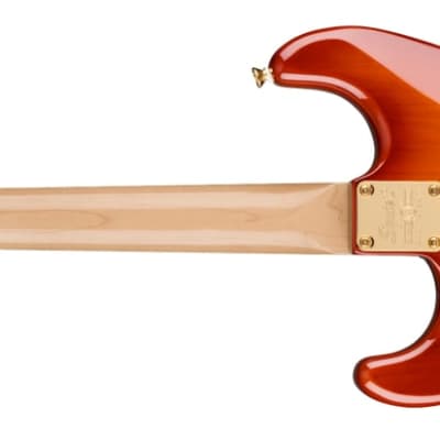 Fender Squier 40th Anniversary Stratocaster Gold Edition Sienna Sunburst image 2