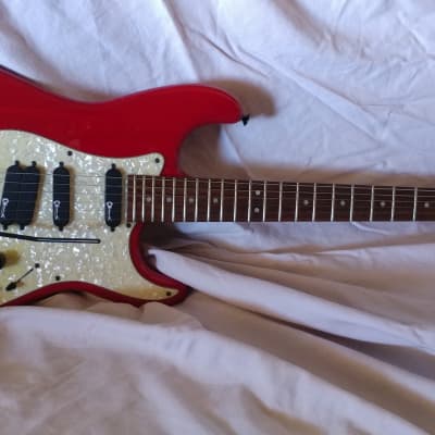 Charvel ST Custom 1990 See Through Candy Apple Red image 7
