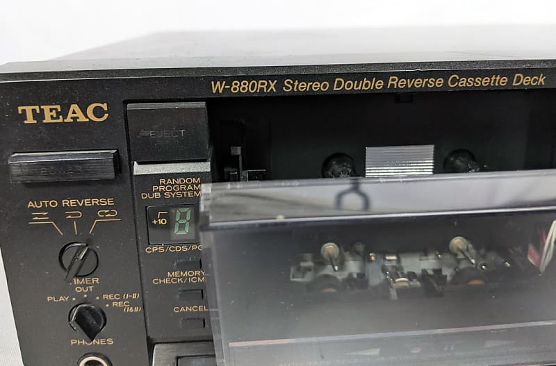 Teac W-880RX Double Reverse Cassette Deck - dbx