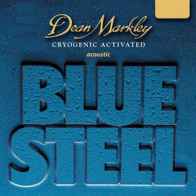 Dean Markley Guitar Strings Acoustic Blue Steel Cryogenic Medium Light 12-54 image 1
