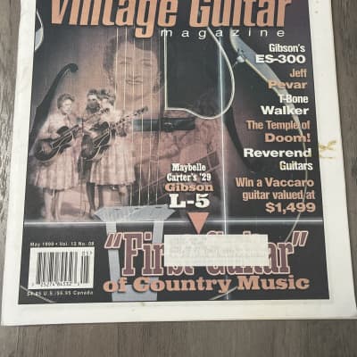 Vintage guitar magazine Maybelle, Carter first guitar of country music just have our T-bone Walker Reverend guitars. Tell Misha Gemma Cairney, John Blair Allen Whitman. May 1999 for sale