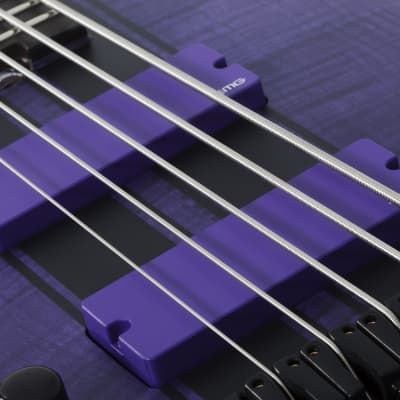 Schecter C-5 GT Bass LH Satin Trans Purple image 8