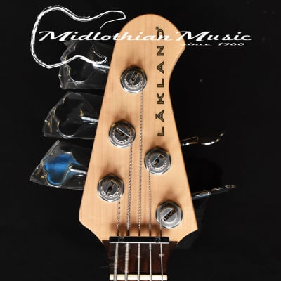 Lakland USA Series 55-94 - 5-String Bass Guitar - Black Gloss (550046) image 4