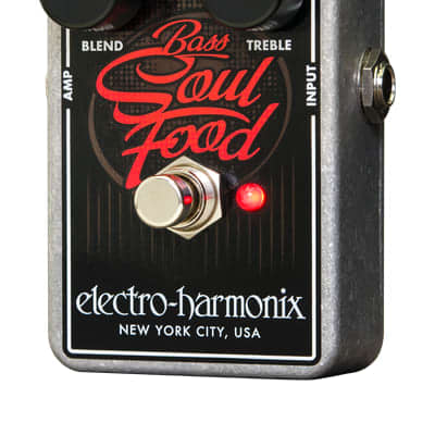 Electro-Harmonix Bass Soul Food Overdrive Bass Guitar FX Pedal image 1